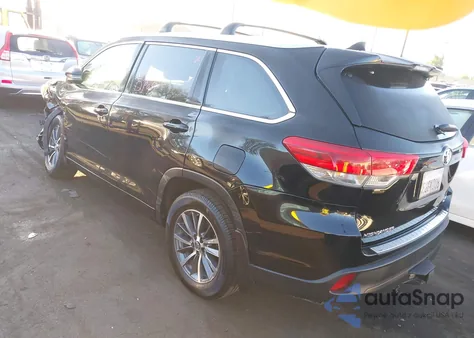 2018 Toyota Highlander Xle from USA, damaged, VIN 5TDKZRFH7JS550469